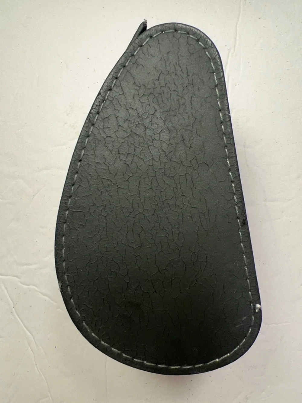 Vintage Movado Gray Textured Leather Watch Travel Case Empty , Used.